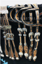Antiqued Collection ( ARGENTINIAN LEATHER Headstalls &  Tack Set)
