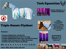!! NEW ARRIVAL 2025 !! Horse Fly Sheet With Neck and Belly ( Superior Heavyduty Mesh )
